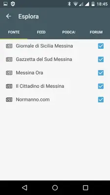 Messina notizie gratis android App screenshot 1